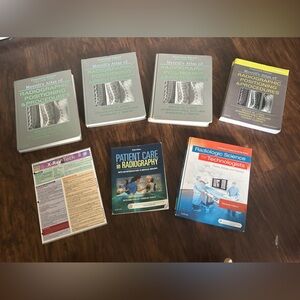 Radiography books- all for $200 including flashcard— Radiologic Tech
